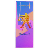 Libra Birthday - Sac cadeau vin (Devant)