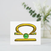 LIBRA, Briefkaart (Staand voorkant)