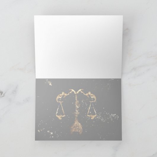 Libra - Carte de voeux (Intérieur)