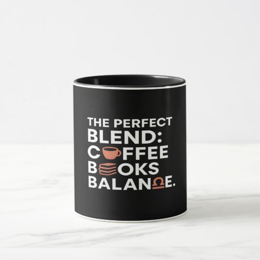 Libra Coffee Books Balance Combo Mug (Centre)
