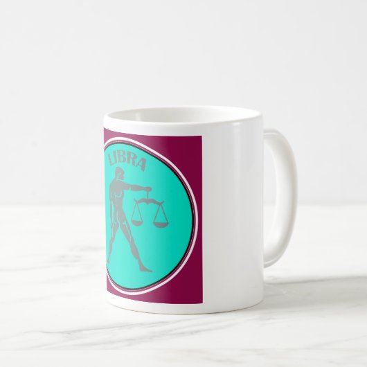 Libra Coffee Mug (Devant droit)