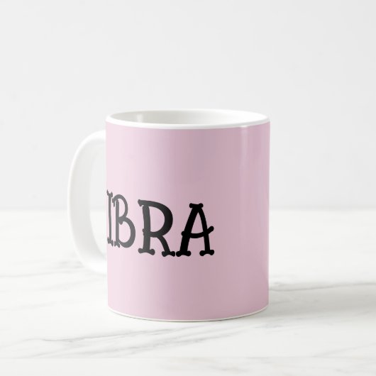 LIBRA COFFEE MUG  KOFFIEMOK (Voorkant links)