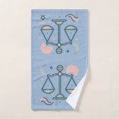 Libra, Conception abstraite du signe zodiaque (Serviette à main)