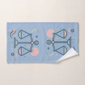 Libra, Conception abstraite du signe zodiaque (Serviette à main)