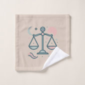 Libra, Conception abstraite du signe zodiaque (Gant de toilette)