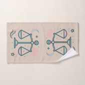 Libra, Conception abstraite du signe zodiaque (Serviette à main)