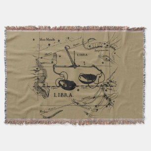 Libra Constellation Hevelius 1690 Decor Deken