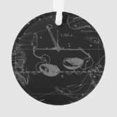 Libra Constellation Hevelius 1690 Engraving Style (dos)