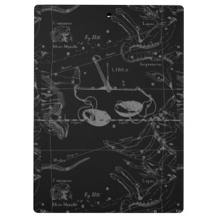 Libra Constellation Hevelius circa 1690 Klembord