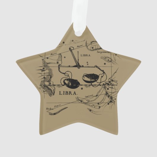 Libra Constellation Map Hevelius vers 1690 (dos)