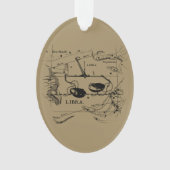 Libra Constellation Map Hevelius vers 1690 (devant)