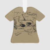 Libra Constellation Map Hevelius vers 1690 (dos)