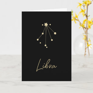 Libra Constellation Zodiac Kaart