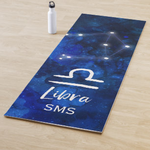 Libra Dierenriem Sterrenbeeld Blauwe Melkweg Monog Yogamat