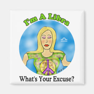 Libra Excuseer Magnet Magneet