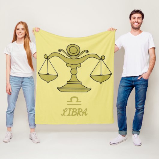 Libra Fleece Blanket Deken (In situ)
