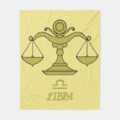 Libra Fleece Blanket Deken (Voorkant)