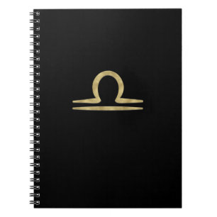 LIBRA Gold September Oktober Birthday Astrology Notitieboek