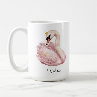 Libra Hemel Zodiac Mok - Bloemrijke Roze Schaal Ku