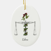 Libra Holiday Ornament (Achterkant)