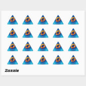 libra horoscoop driehoek sticker (Vel)