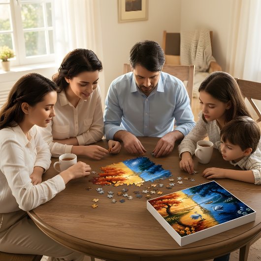 Libra Lake Equinox 110 pièces Jigsaw Puzzle