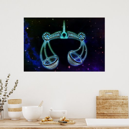 libra les échelles poster zodiac (Cuisine)