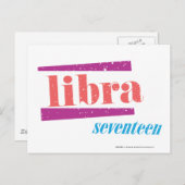 Libra LtRoze Briefkaart (Voorkant / Achterkant)