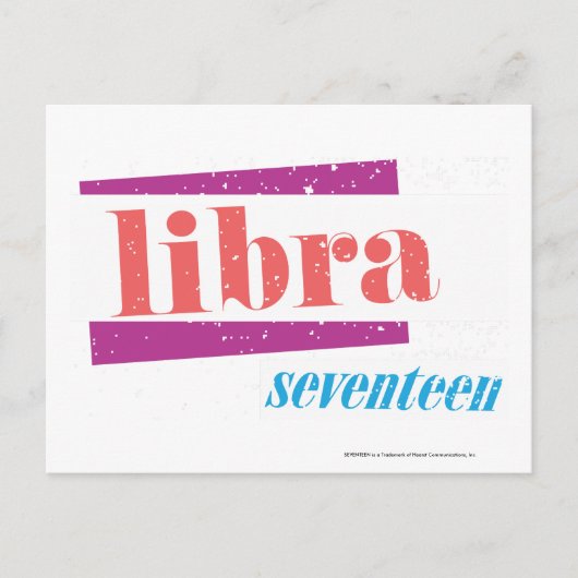 Libra LtRoze Briefkaart (Voorkant)