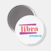 Libra LtRoze Magneet (Voorkant / Achterkant)