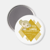 Libra Magnet Magneet (Voorkant / Achterkant)
