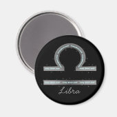 Libra Magnet Magneet (Voorkant / Achterkant)