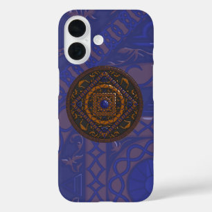 Libra Mandala Hoesje-Mate Telefoonhoesje iPhone 16 Hoesje