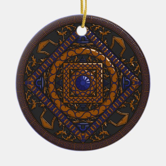 Libra Mandala Ornament (Voorkant)