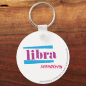 Libra Paars Sleutelhanger (Voorkant)