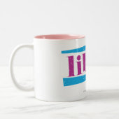 Libra Paars Tweekleurige Koffiemok (Links)