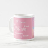 Libra Pastel Aquarelle Astrologie Zodiac Sign Mug (Devant gauche)