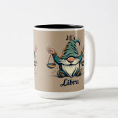 Libra Personnalisée Café Mug, Café Mug (Devant droit)