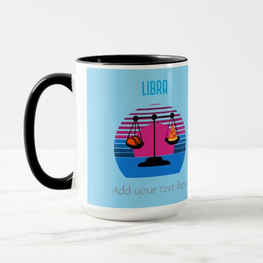 Libra Pizza et Taco Mug (Gauche)