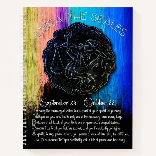 Libra Recept Journal Notitieboek (Voorkant)