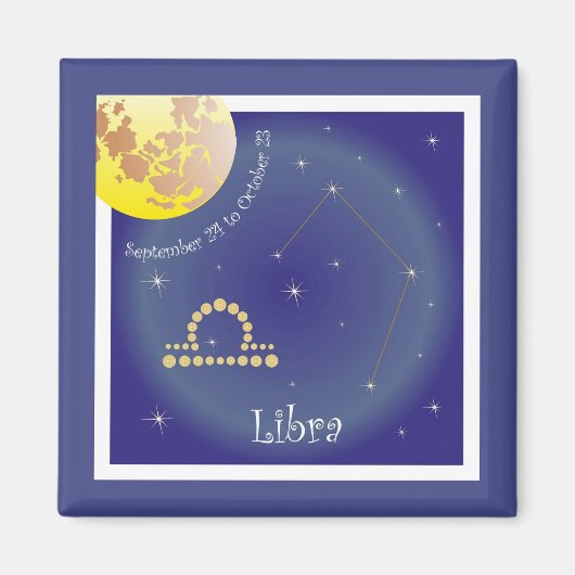 Libra September 24 to October 23 Magnet (Devant)
