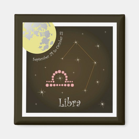 Libra Septembre 24 to October 23 Aimant (Devant)