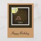 Libra septembre 24 to October 23 Carte postale (Devant)