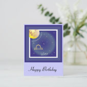 Libra septembre 24 to October 23 Carte postale (Debout devant)