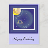 Libra septembre 24 to October 23 Carte postale (Devant)