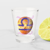 Libra Shot Glas (Voorkant)