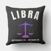 Libra sterrenbeeld kussen (Achterkant)