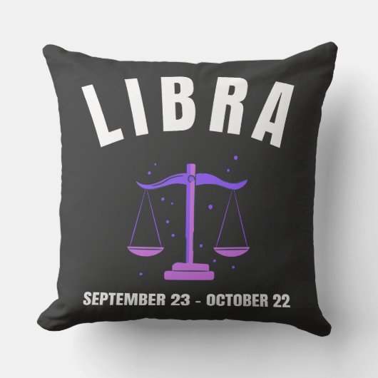 Libra sterrenbeeld kussen (Voorkant)