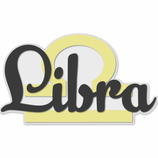 Libra Sticker (Voorkant)