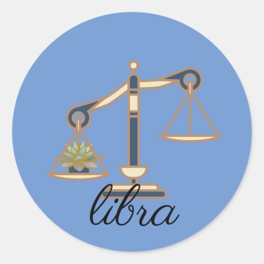 Libra Stickers Zodiac pour femmes, Petites entrepr (Devant)